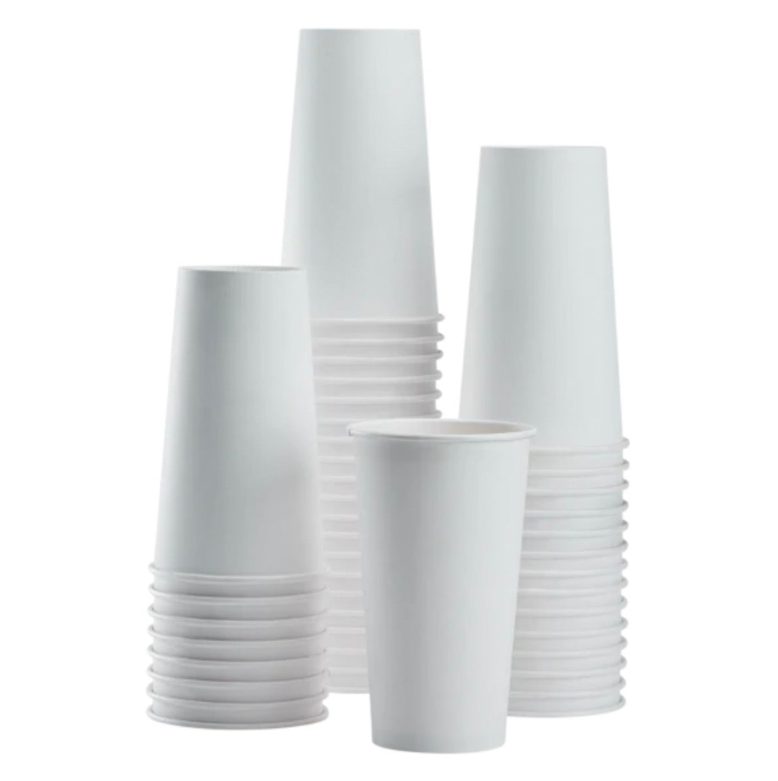 Paper Hot Cup (90mm), White, 20oz, 600 Pcs