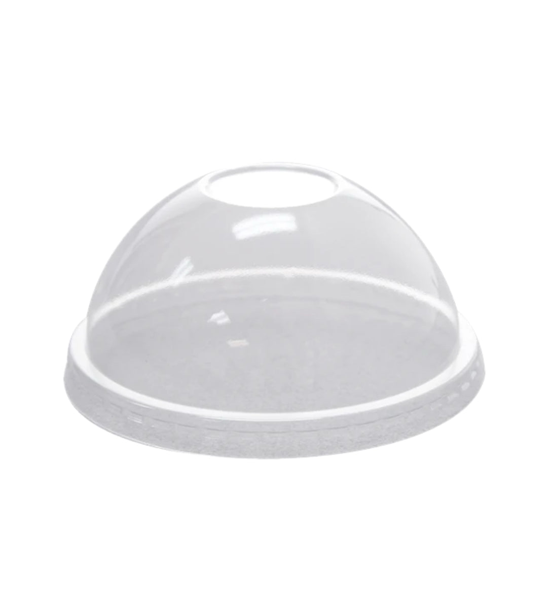 PET Plastic Dome Lids, No Hole, Fits (92mm) - 1,000 pcs