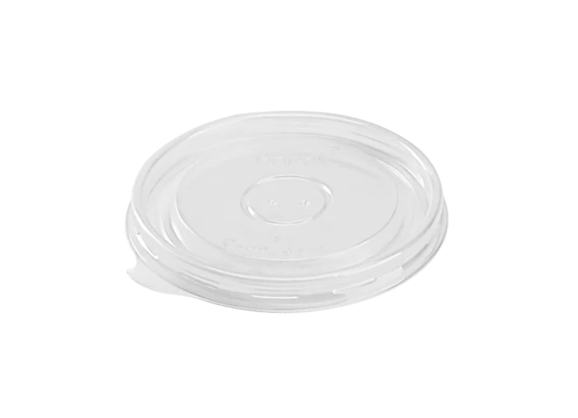 6/16 oz PP Plastic Food Container Flat Lids (96mm) - 1000 pcs