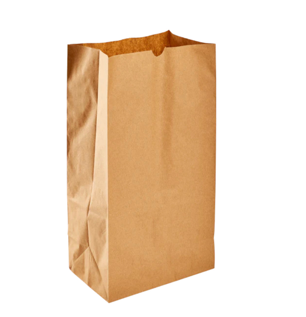 Paper Bag, 12 lb, Kraft - 1,000 pcs