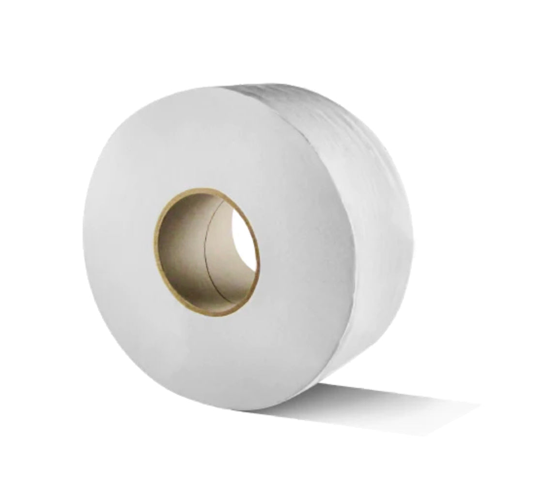 9" 2-Ply Jumbo Tissue Rolls, 1000' - Case of 12 rolls