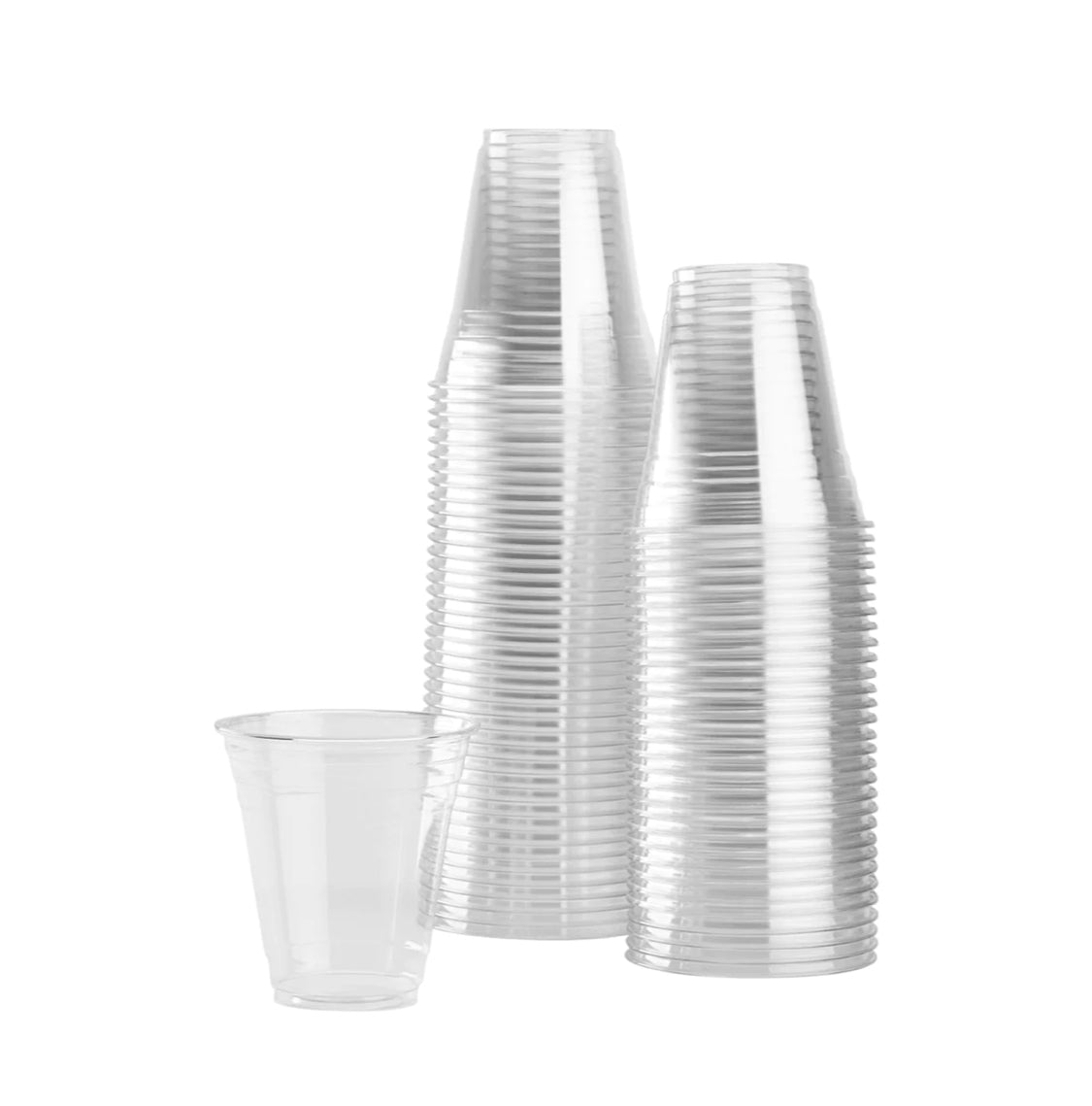 PET Plastic Cold Cups, 16oz, (98mm) - 1,000 pcs