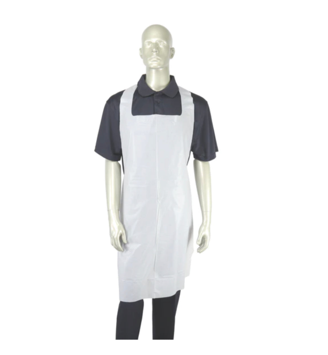 Apron, Heavy-weight, Poly, White, 28" X 46", 500 pcs