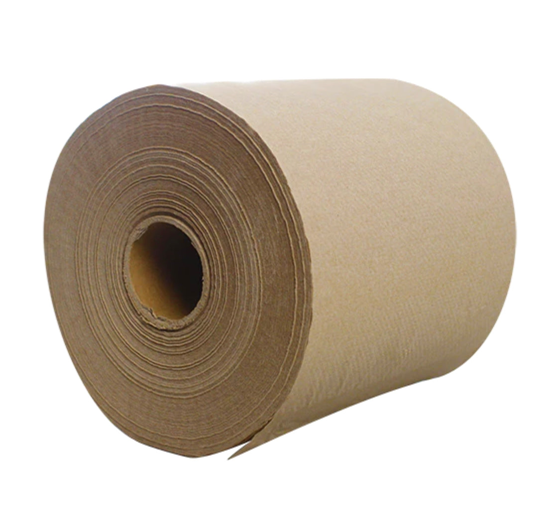 Hardwound Paper Towel Rolls 750', Kraft - Case of 6 rolls