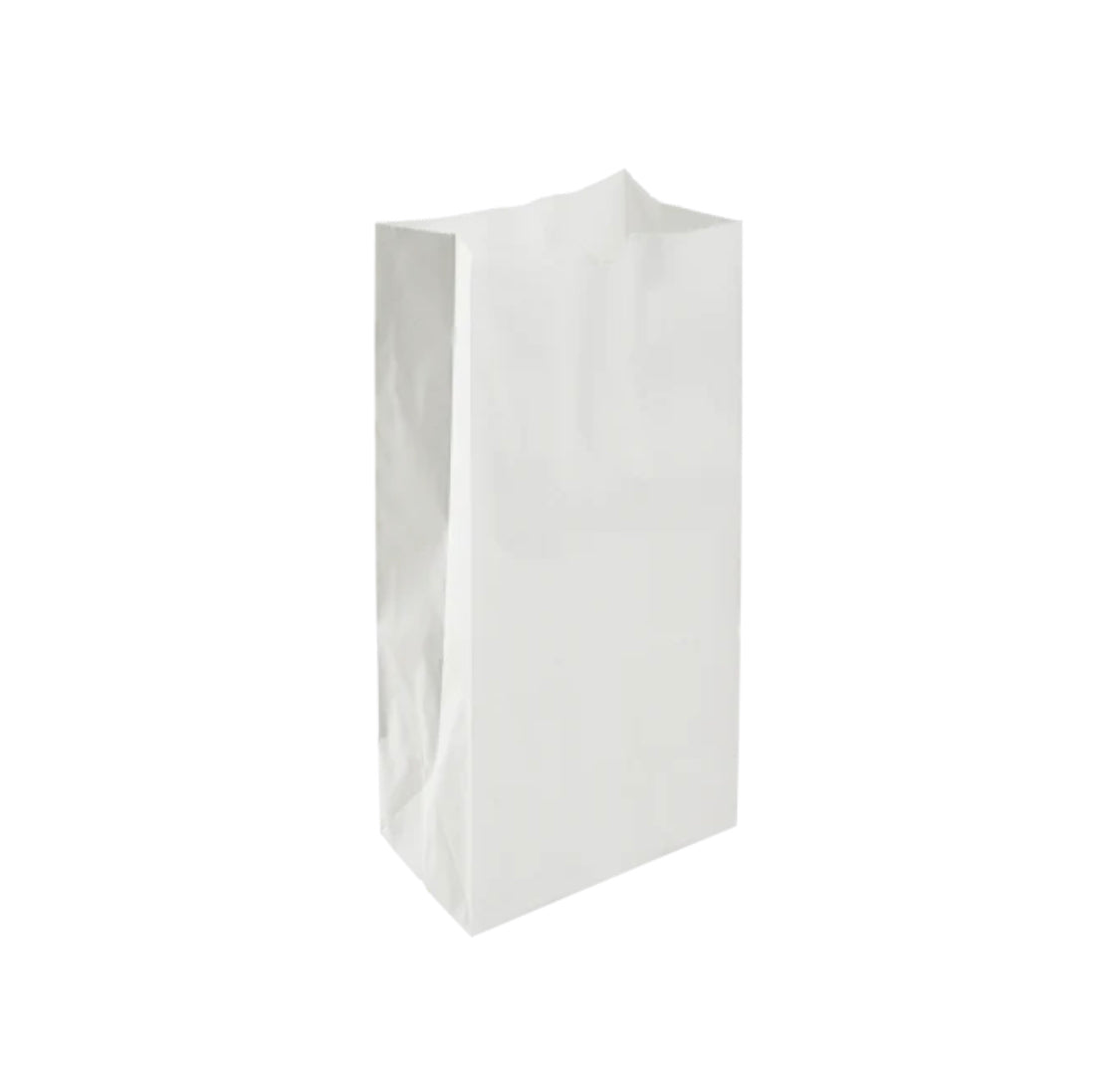 Paper Bag, 6 lb, White - 2,000 pcs