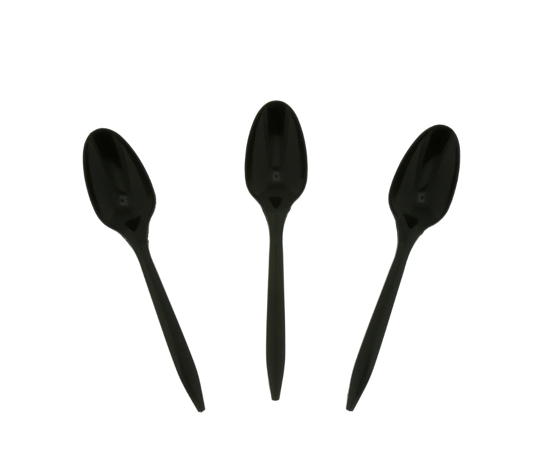 Teaspoon, MW, Black, PP, L: 14.2 CM, W: 2.5 G - 1000