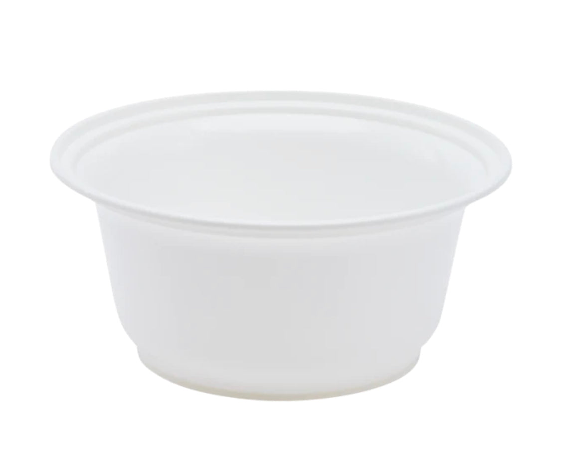 Microwaveable 36oz Round Food Bowls, White - 300