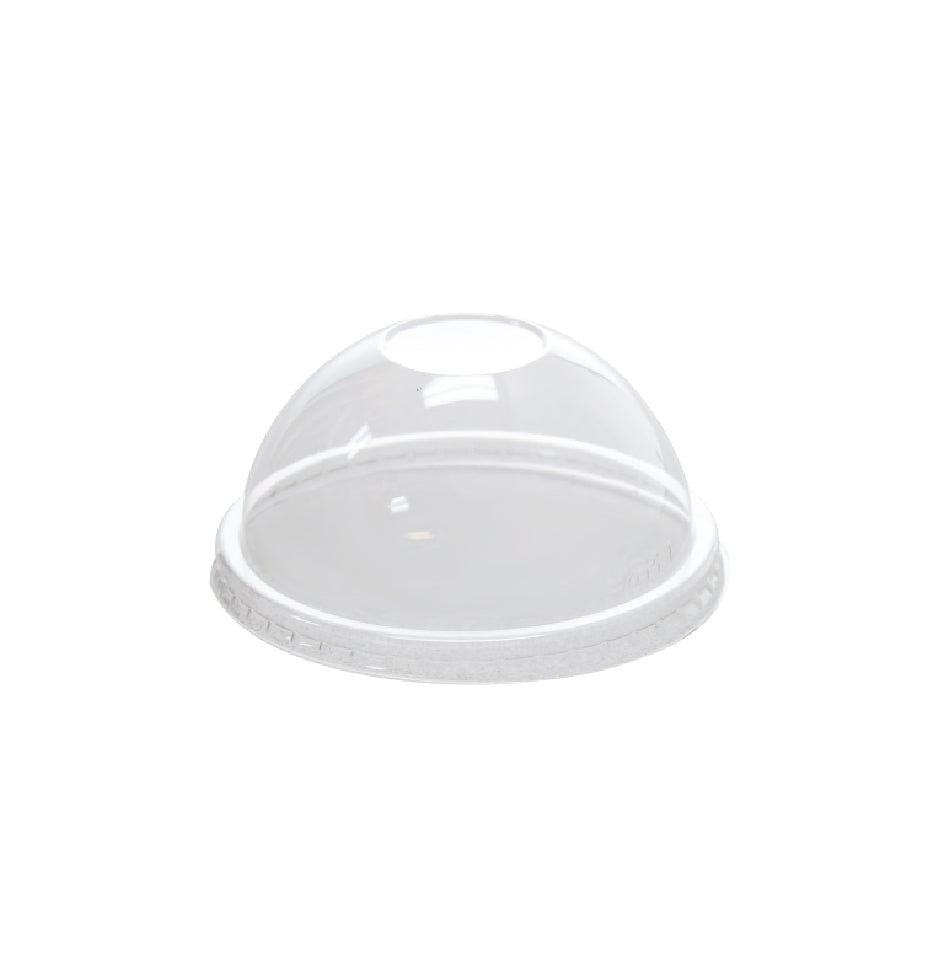 12oz PET Clear Plastic Food Container Dome Lids (100mm) - 1,000 pcs