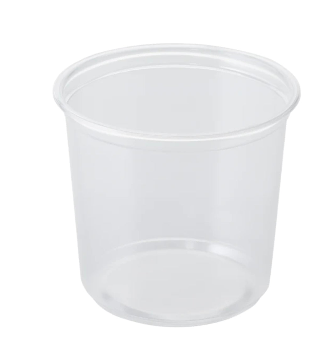 Bulk Lightweight Deli Containers, 24 oz, PP Plastic - 500 pcs