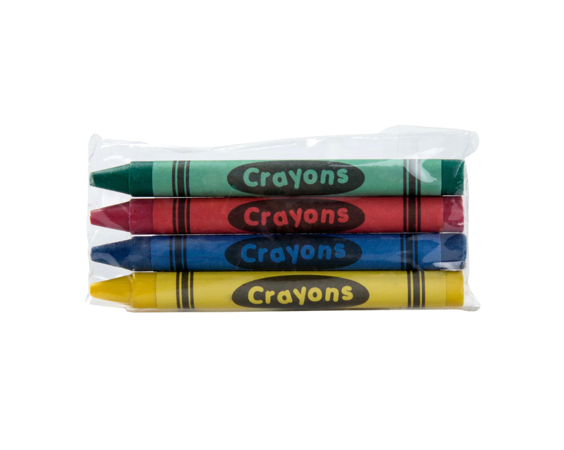 Crayon, Cello 4 Pk, 500 Pk/4 (Rd, Bl, Gr, Yw) (Inner Bx 4/125 PK), 2000 Crayons