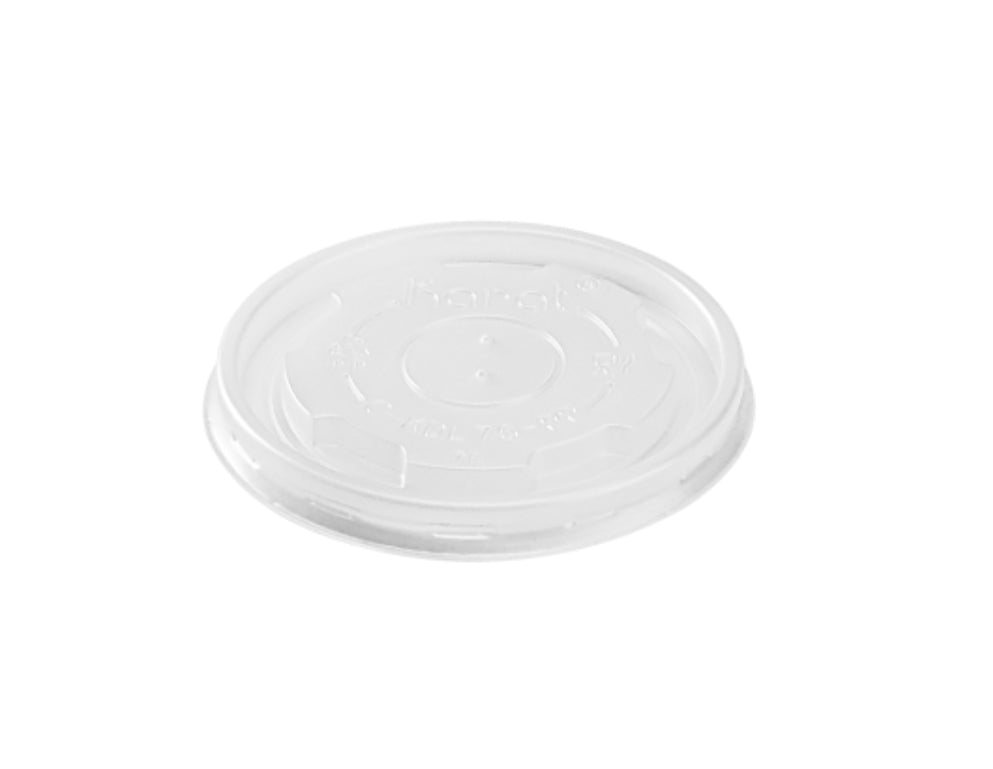 4oz PP Plastic Food Container Flat Lids (76mm) - 1,000 pcs