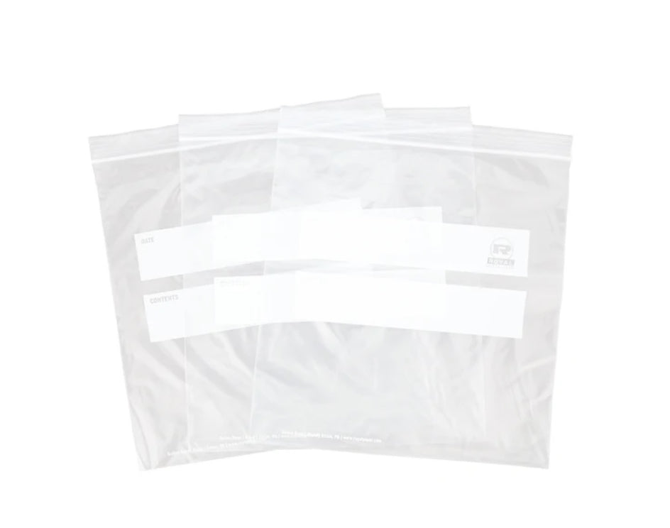 Double Zipper Bag, LD, 10.5" X 11", 250 Pcs