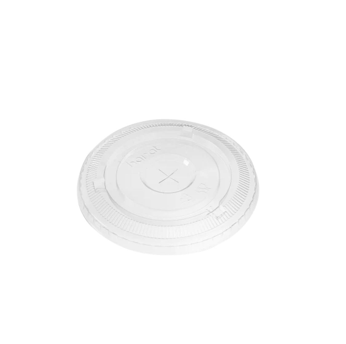 PET Plastic Flat Lids, Fits 12-24oz, (98mm) - 1,000 pcs