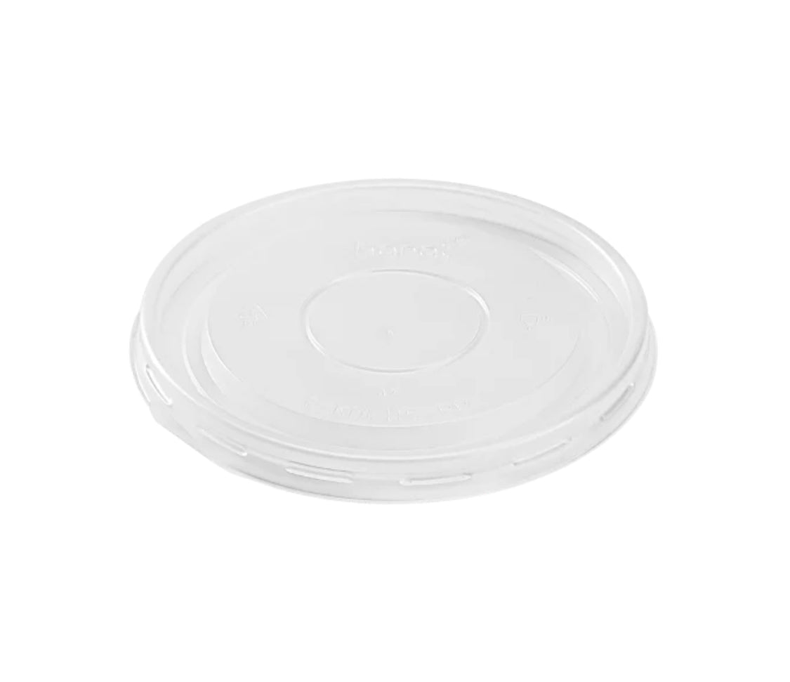 32 oz PP Plastic Food Container Flat Lids (115mm) - 500 pcs