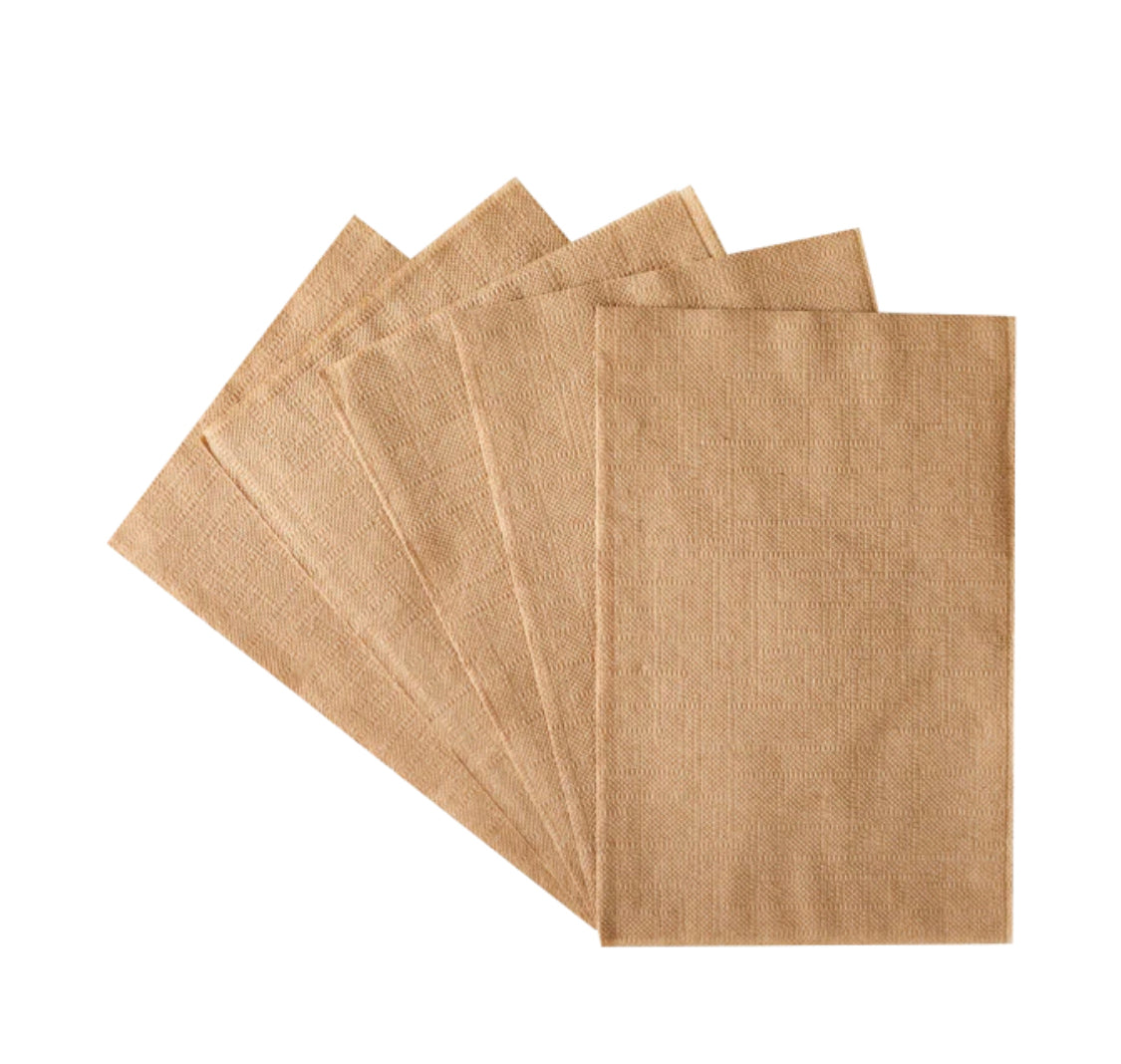 Napkin, Interfold Dispenser, 8"x6.5",  2 Ply, Kraft - 6,000 pcs