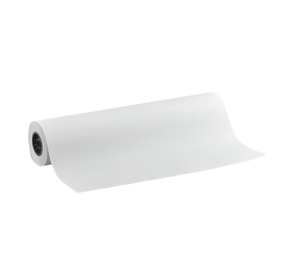 White Butcher Paper Roll, 40lb, 30" x 1000', 1 Roll