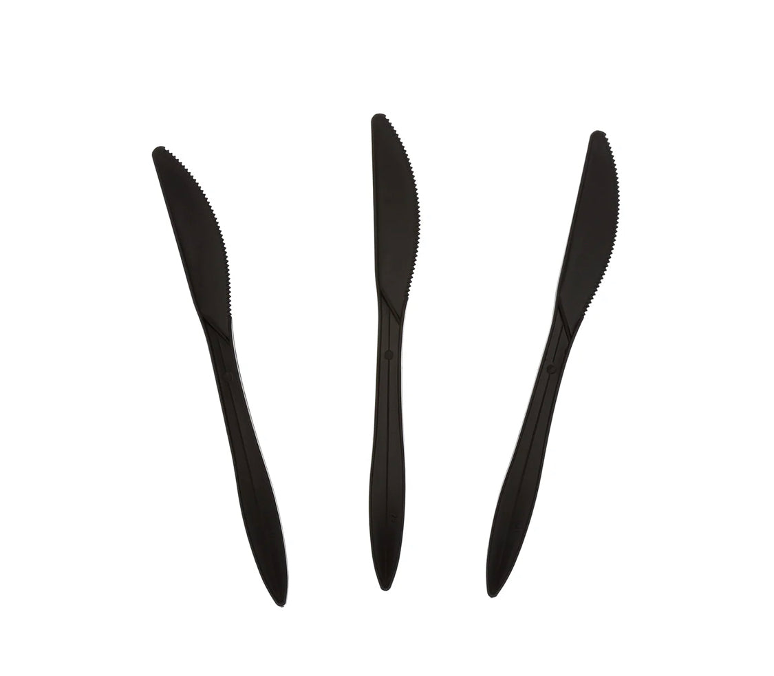 Knives, MW, Black, PP, L: 16.2 CM, W: 2.5 G - 1000