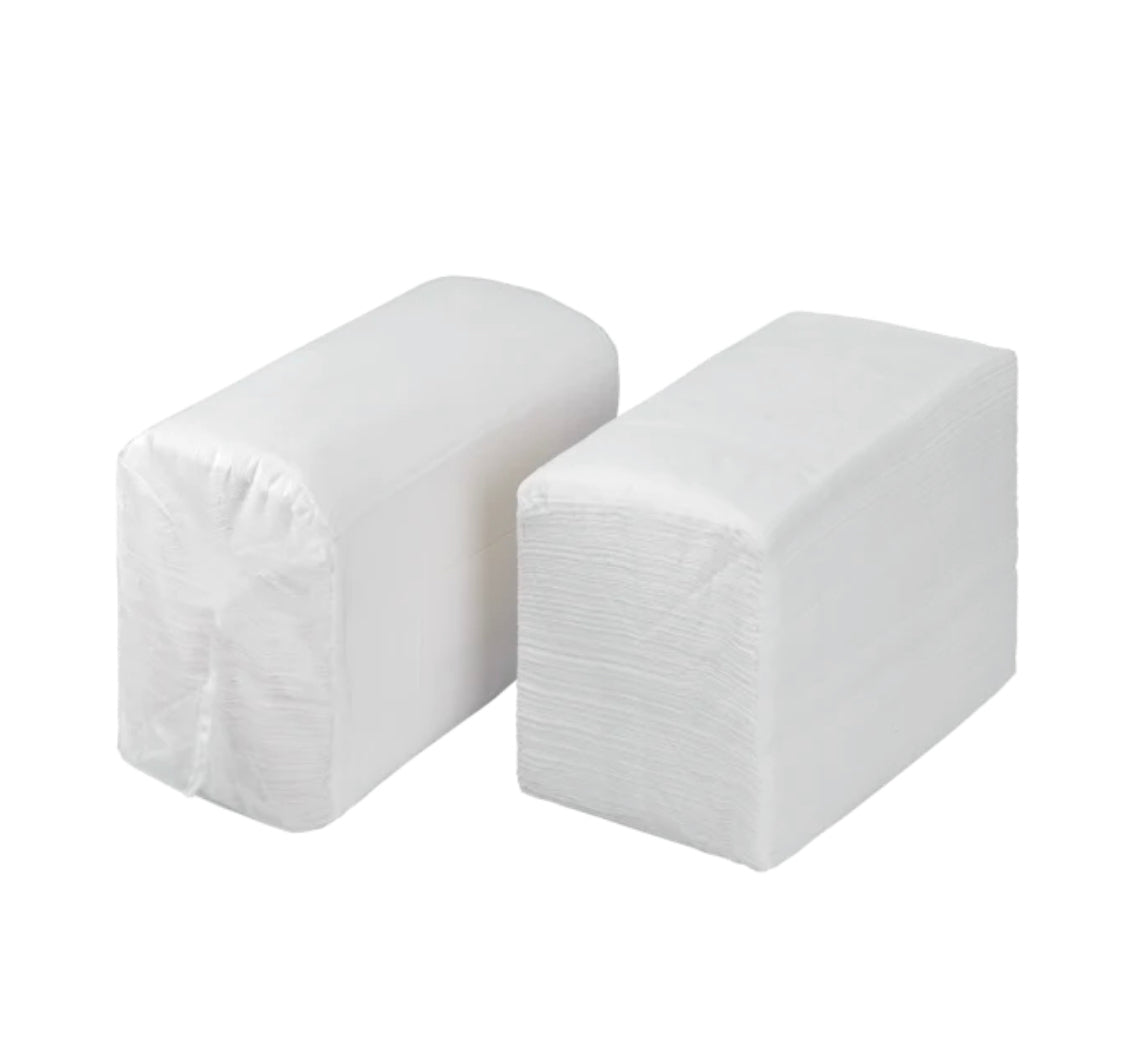 Napkin, Airlaid, Guest Towel/Dinner, 12” x 17",  1/6 Fold, White - 500 pcs