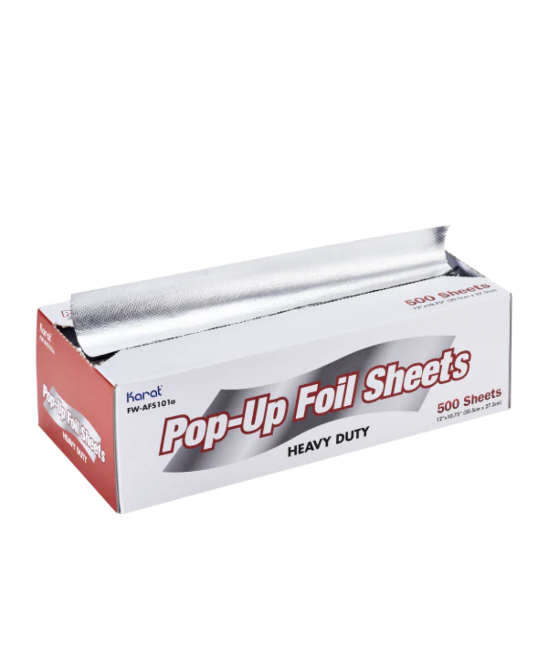 Aluminum Foil Sheets, Heavy-duty, Pop-up, 9" x 10.75" - 3,000 sheets