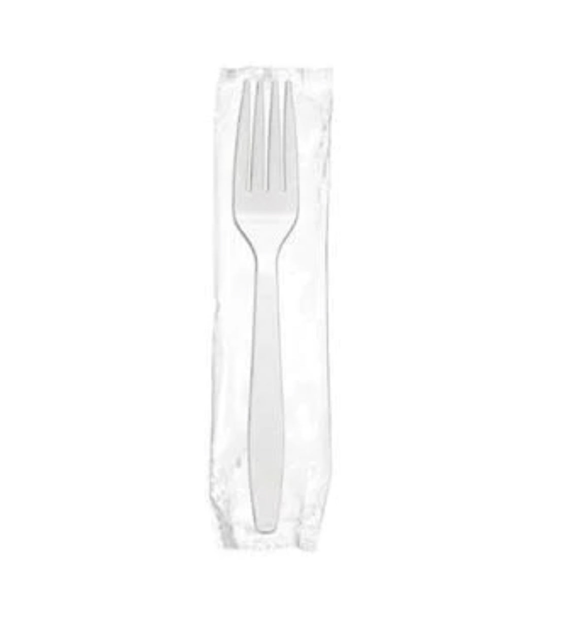 Fork, Heavy Weight, White, Ind Wrapped, PS, L: 17.9 CM, W: 5.05 G - 1000