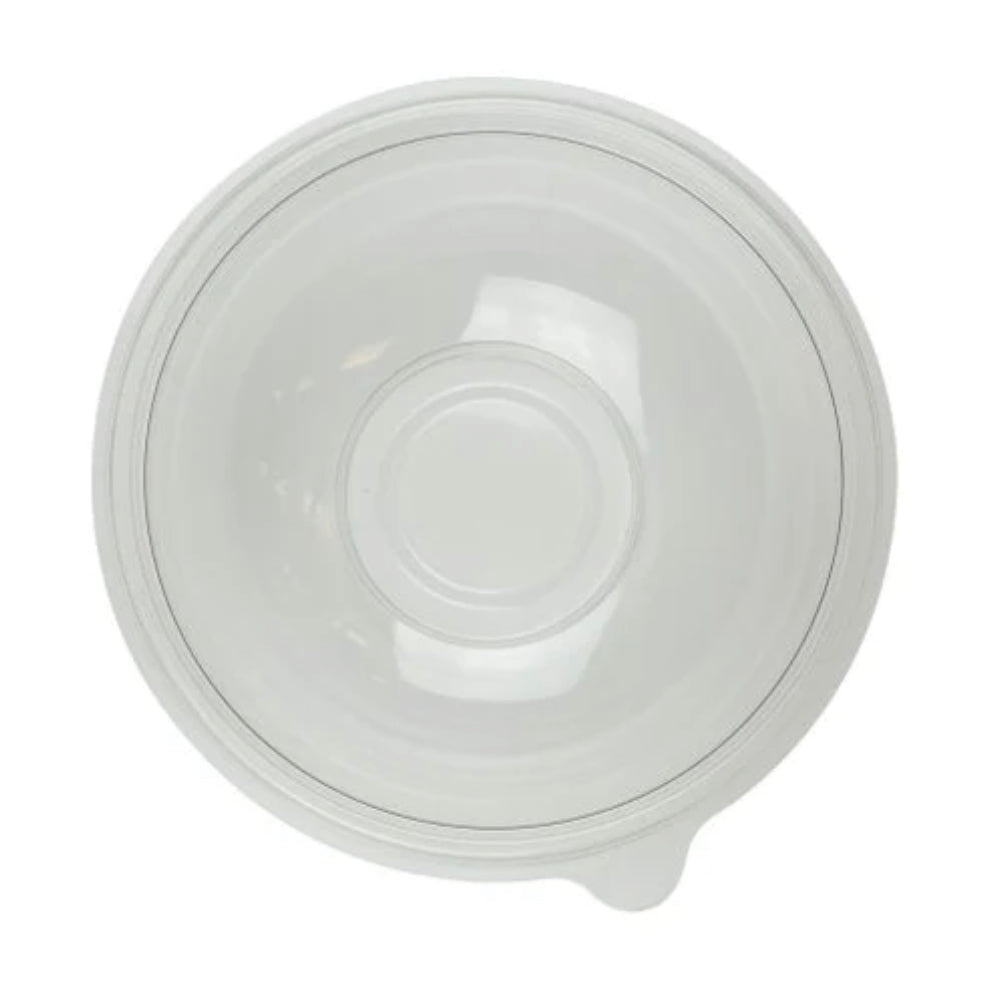 16 oz Dome PET Plastic Salad Bowl Lid (146mm) - 500 pcs