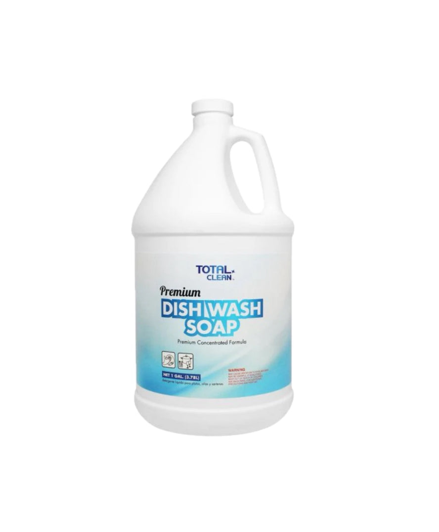 Total Clean Premium Dish Wash Soap, 1 Gallon - Case of 4 bottles